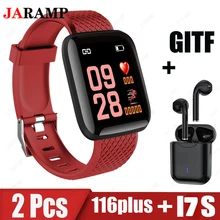 2pcsD13+i7s Smart Watch Men's Blood Pressure Waterproof Smart Watch Women's Heart Rate Monitor Fitness Tracker Sports Watch
2pcsD13+i7s Smart Watch Men's Blood Pressure Waterproof Smart Watch Women's Heart Rate Monitor Fitness Tracker Sports Watch