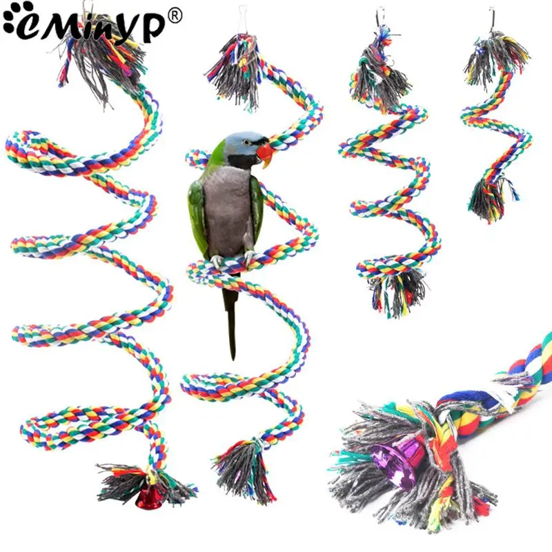 Parrot Toy Hanging Braided Rope Budgie Chew Bird Cage Cockatiel Toy Pet Stand Training Accessories Bite Swing Pet Supplies
Parrot Toy Hanging Braided Rope Budgie Chew Bird Cage Cockatiel Toy Pet Stand Training Accessories Bite Swing Pet Supplies