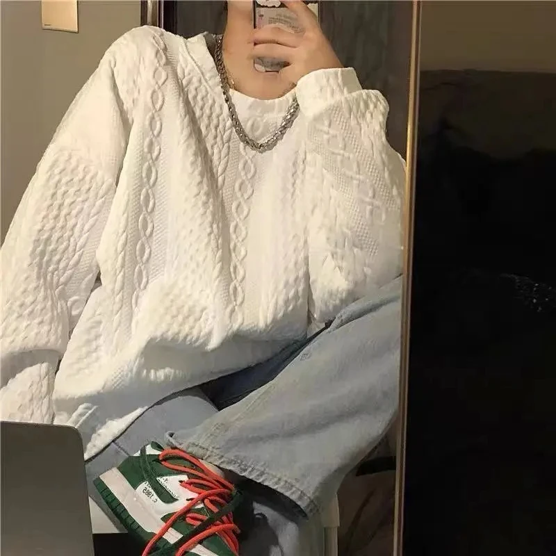 Sweater Female Spring Autumn New Fashion 3D decoration White Pullover Sweaters Womens Loose Lazy Long-sleeve Round Neck Thin Top
Sweater Female Spring Autumn New Fashion 3D decoration White Pullover Sweaters Womens Loose Lazy Long-sleeve Round Neck Thin Top