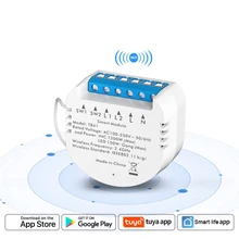 Tuya Smart Wifi Switch Smart Home Wireless Switch Voice Control APP Remote Control Timer DIY Automation Module Neutral+fire Wire
Tuya Smart Wifi Switch Smart Home Wireless Switch Voice Control APP Remote Control Timer DIY Automation Module Neutral+fire Wire