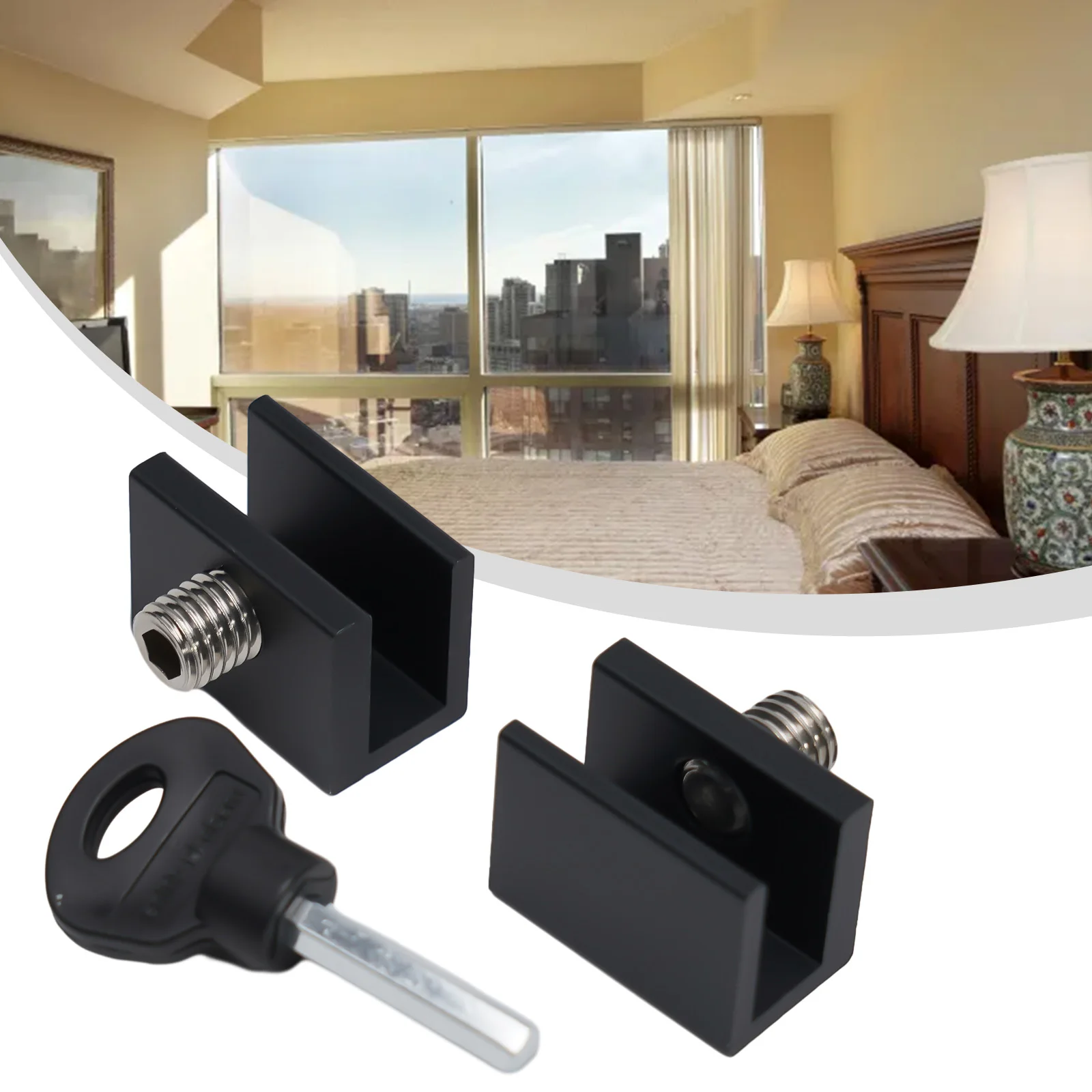 2pcs Adjustable Lock Stopper Safety Locks With Vertical Key For Kids Pets Door Lock Sliding Windows Hardware Accessories
2pcs Adjustable Lock Stopper Safety Locks With Vertical Key For Kids Pets Door Lock Sliding Windows Hardware Accessories