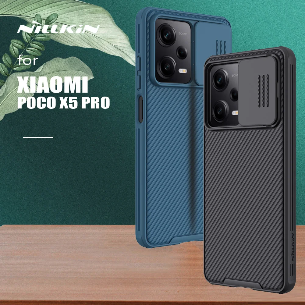 

Nillkin for Xiaomi Poco X5 Pro 5G Case Camshield Back Cover Slide Camera Ultra-Thin Case for Xiaomi Poco X5 X5 Pro 5G Lens Case