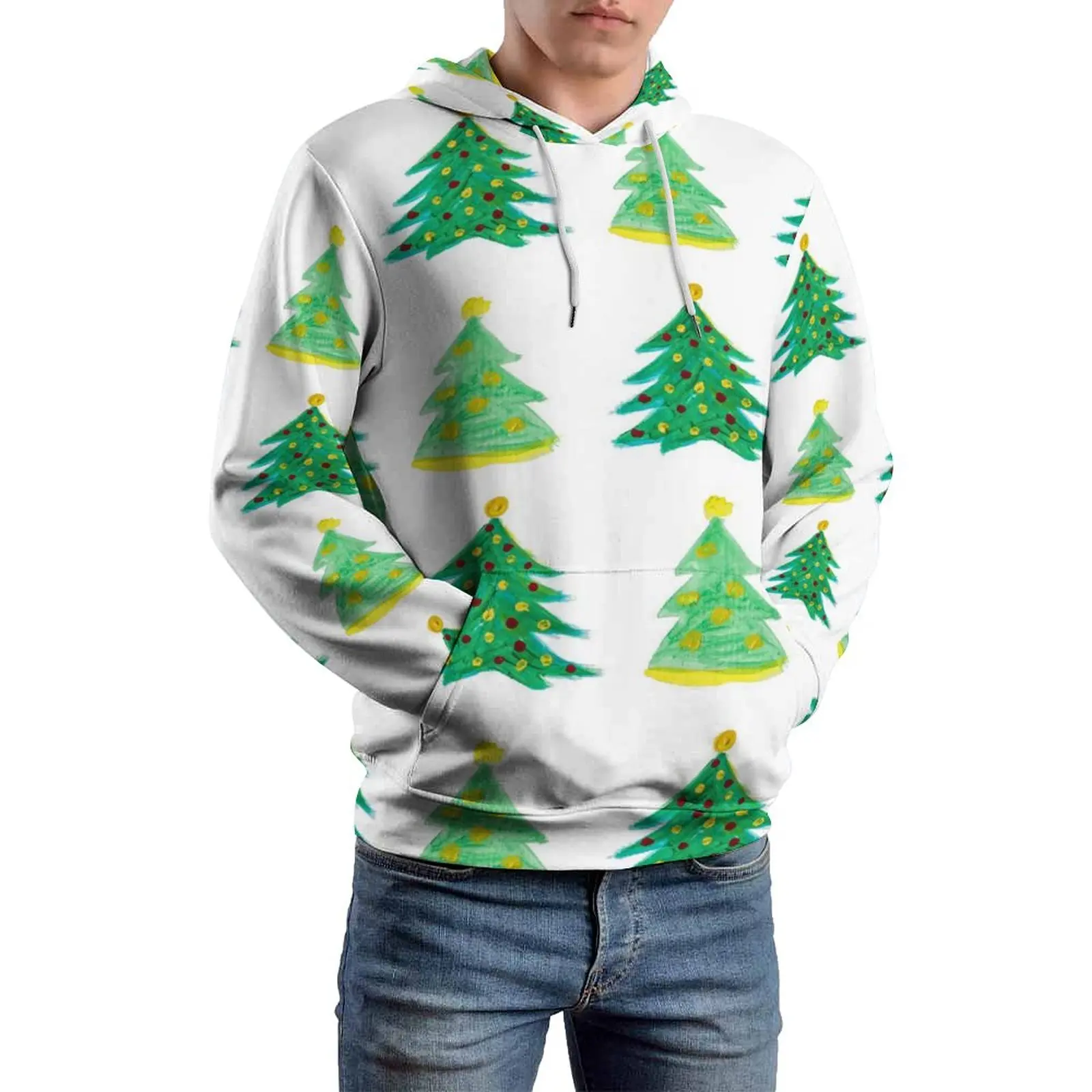 Printed Men Hoodie Christmas Tree, Hand Painted, Green,Trend Male and Female Street Party Culture History Art Hooded Sweater
Printed Men Hoodie Christmas Tree, Hand Painted, Green,Trend Male and Female Street Party Culture History Art Hooded Sweater