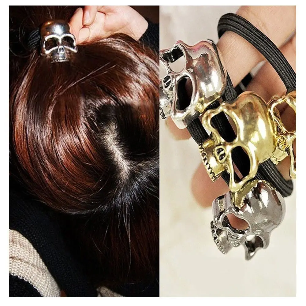 1Pcs Girl Vintage Punk Halloween Costume Women Metal Skull Elastic Hair Rope Hairband
1Pcs Girl Vintage Punk Halloween Costume Women Metal Skull Elastic Hair Rope Hairband