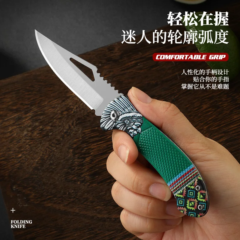 2023 New Tribe Stainless steel outdoor knife, camping self-defense high hardness multifunctional folding knife
2023 New Tribe Stainless steel outdoor knife, camping self-defense high hardness multifunctional folding knife