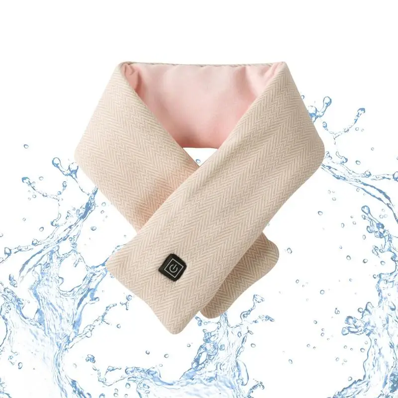 

Heated Scarf Electric Warm Scarf Rechargeable Neck Warmer Electric Warm Scarf With 3 Heating Levels Soft Warm Neck Heating Pad