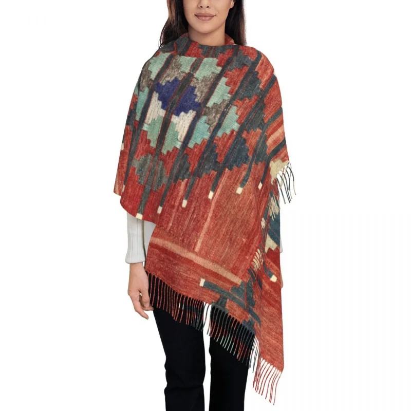 Vintage Kilim Navaho Weave Aztec Textile Scarf Wrap Long Winter Warm Tassel Shawl Unisex Turkish Ethnic Persian Tribal Scarves
Vintage Kilim Navaho Weave Aztec Textile Scarf Wrap Long Winter Warm Tassel Shawl Unisex Turkish Ethnic Persian Tribal Scarves