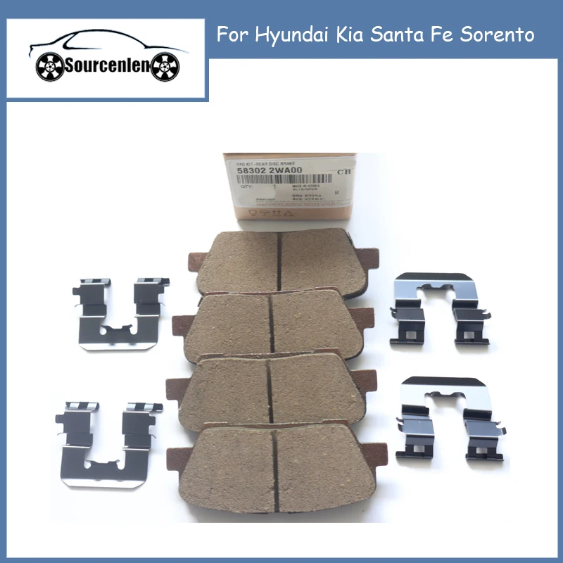 Original Brake Pads For Hyundai Kia Santa Fe Sorento 583022WA00 58302-2WA00
Original Brake Pads For Hyundai Kia Santa Fe Sorento 583022WA00 58302-2WA00