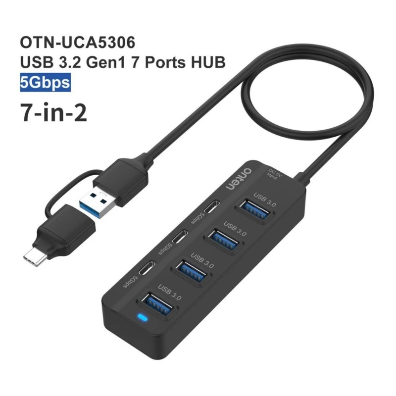USB C Hub 7 Port USB Hub USB C to USB C Adapter USB Splitter 4x USB3.0 Ports 3x USB C Ports for USB/USB C Devices Dropship
USB C Hub 7 Port USB Hub USB C to USB C Adapter USB Splitter 4x USB3.0 Ports 3x USB C Ports for USB/USB C Devices Dropship