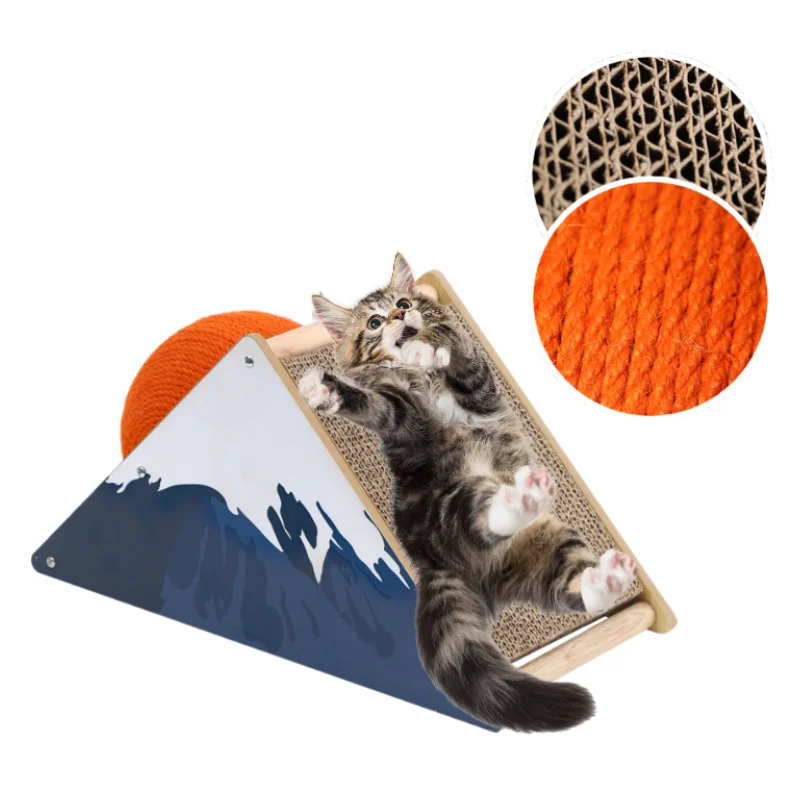 Large Cat Scratching Board Snow Mountain Upright Triangle Cat Tree Multi-Functional Scratching Board Sisal Hemp Toy Supplies
Large Cat Scratching Board Snow Mountain Upright Triangle Cat Tree Multi-Functional Scratching Board Sisal Hemp Toy Supplies