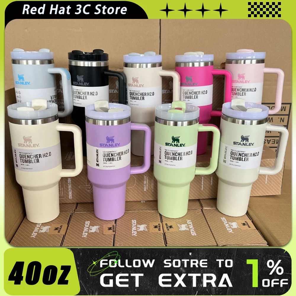 40oz Car Mounted Thermos Cup Adventure Quencher H2.0 1.18l Tumbler With Handle Lids Stainless Steel Vacuum Cup Coffee Termos Cup
40oz Car Mounted Thermos Cup Adventure Quencher H2.0 1.18l Tumbler With Handle Lids Stainless Steel Vacuum Cup Coffee Termos Cup