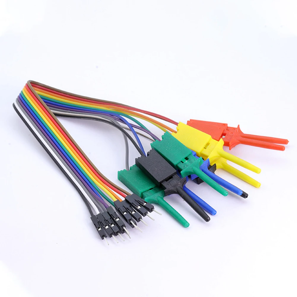 Cable Test Lead Logic Analyzer 10 Needle Hook Clip Line 1Set Black/blue/red/green/yellow Logic Analyzer Equipment
Cable Test Lead Logic Analyzer 10 Needle Hook Clip Line 1Set Black/blue/red/green/yellow Logic Analyzer Equipment