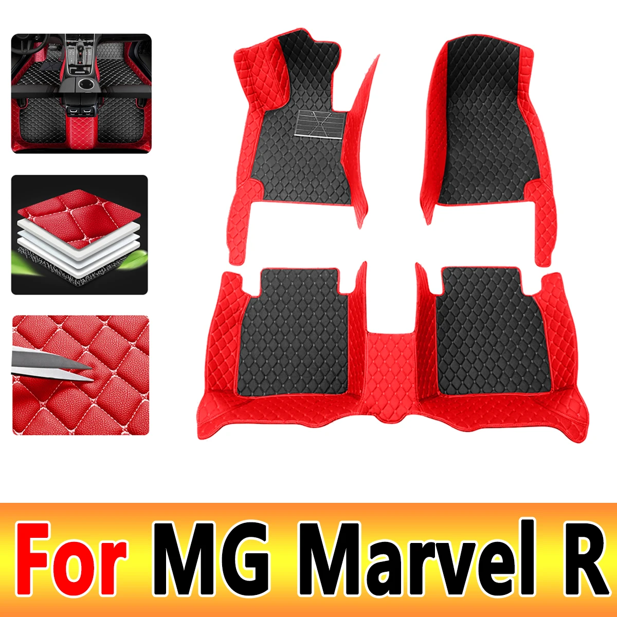 Автомобильные коврики для MG Marvel R Electric 2020 2021 2022 2023 2024, водонепроницаемый защитный коврик, коврик для ног, коврик, автомобильные аксессуары
Автомобильные коврики для MG Marvel R Electric 2020 2021 2022 2023 2024, водонепроницаемый защитный коврик, коврик для ног, коврик, автомобильные аксессуары