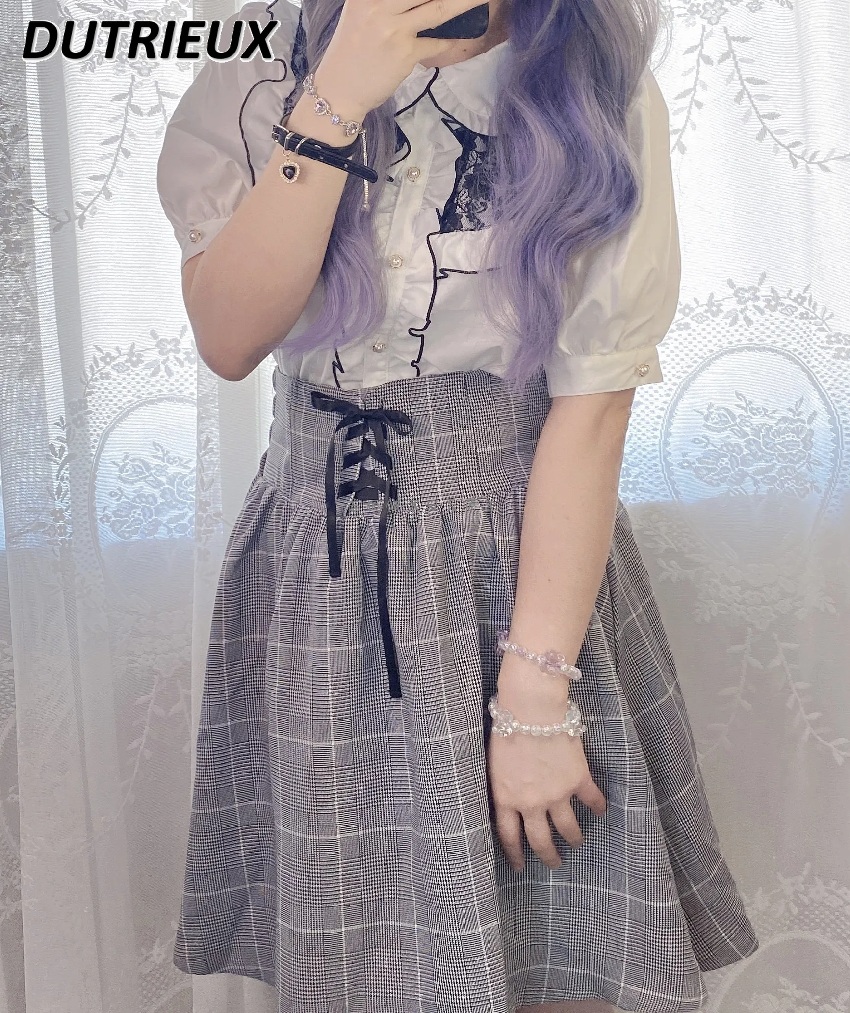Rojita Skirt Japanese Style Mine Series Mass-Produced High Waist Skirt Ribbon Lolita Elastic Waist Detachable Suspender Skirt
Rojita Skirt Japanese Style Mine Series Mass-Produced High Waist Skirt Ribbon Lolita Elastic Waist Detachable Suspender Skirt
