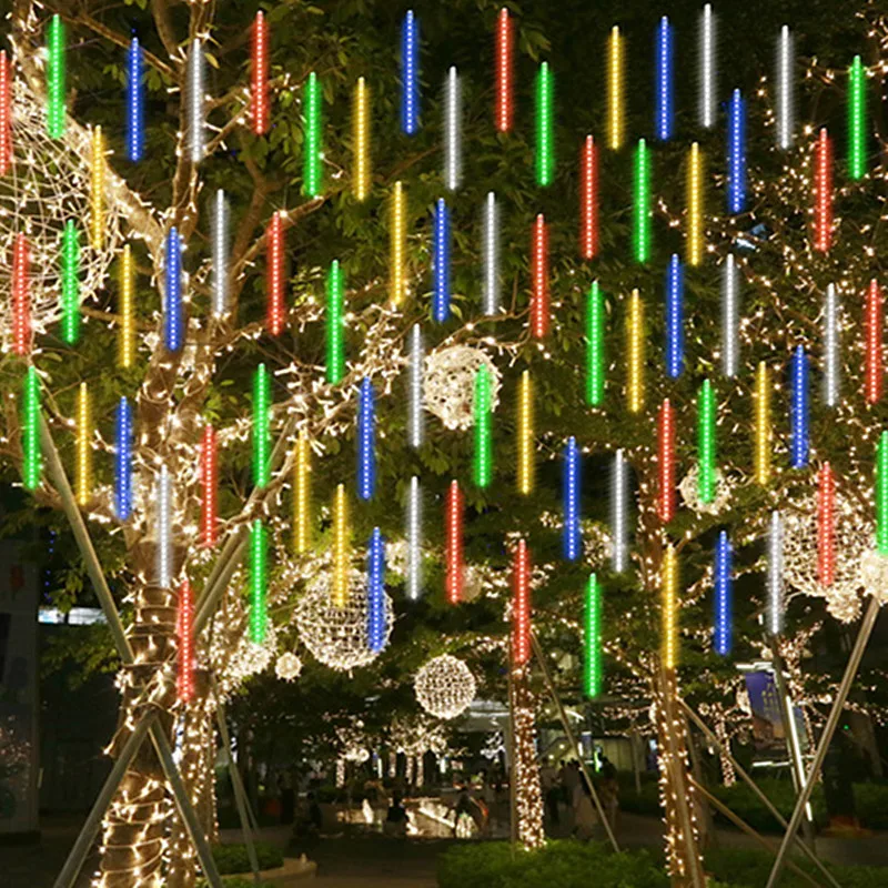 Solar LED Meteor Shower 30CM/50CM Christmas LED String Garland Holiday Light Waterproof Fairy Light for Garden Street Decoration
Solar LED Meteor Shower 30CM/50CM Christmas LED String Garland Holiday Light Waterproof Fairy Light for Garden Street Decoration