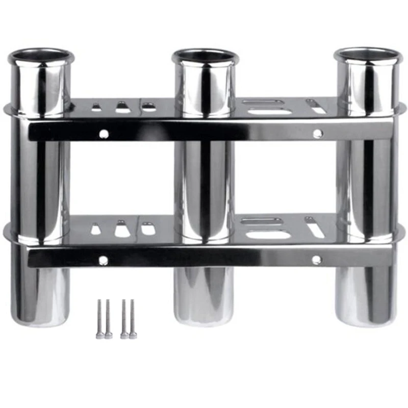 2 Layer 3 Tube Fishing Rod Holder Fishing Rod Holder Pole Tube Socket For Marine Fishing Yacht Accessories
2 Layer 3 Tube Fishing Rod Holder Fishing Rod Holder Pole Tube Socket For Marine Fishing Yacht Accessories