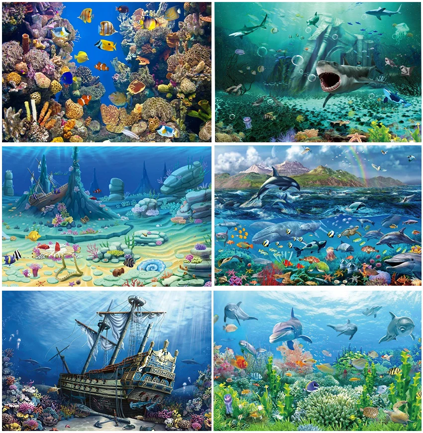Summer Under Sea Seabed World Backdrops Underwater Marine Coral Fishes Aquarium Portrait Photography Backgrounds Photo Studio
Summer Under Sea Seabed World Backdrops Underwater Marine Coral Fishes Aquarium Portrait Photography Backgrounds Photo Studio