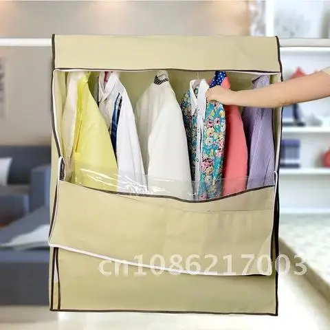

Non-woven Large Clothes Cover for Garment Suit Dress Coat Wardrobe Cloth Dust Covers Stereoscopic Clothing Storage Bag