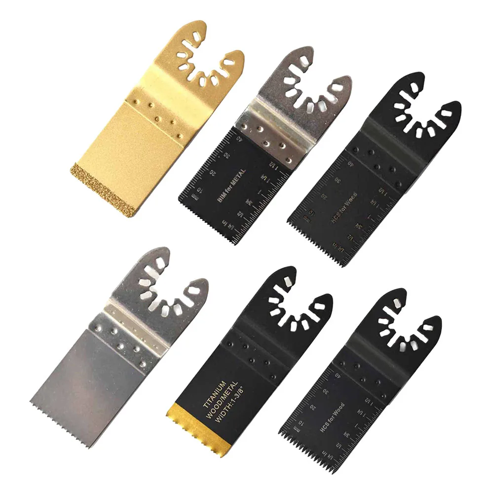 1pc Multi Tool Blades Oscillating Saw Blade Multi-Function Renovator Universal Cutter Blade For Wood Metal Plastic Cutting
1pc Multi Tool Blades Oscillating Saw Blade Multi-Function Renovator Universal Cutter Blade For Wood Metal Plastic Cutting