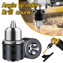 4" Electric Angle Grinder To Electric Drill Chuck 10mm Chunk Holder Drill Convert Adapter Collet 1.5 Coarse Thread Accessories
4" Electric Angle Grinder To Electric Drill Chuck 10mm Chunk Holder Drill Convert Adapter Collet 1.5 Coarse Thread Accessories