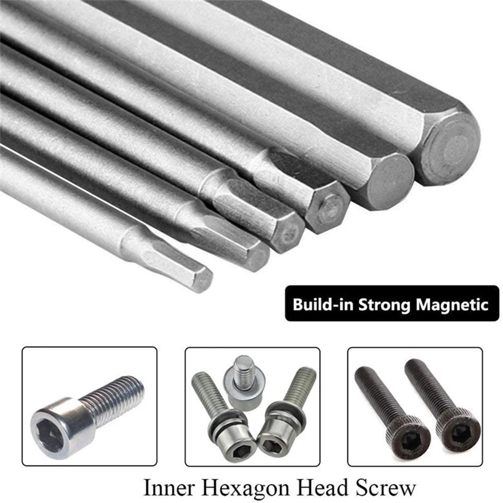 6pcs 1/4" Hex-Shank Magnetic Socket Bit Electric Screw Air Bits Set 100mm Length #2 Square Drive Head Nozzle Wind Whip Hand Tool
6pcs 1/4" Hex-Shank Magnetic Socket Bit Electric Screw Air Bits Set 100mm Length #2 Square Drive Head Nozzle Wind Whip Hand Tool