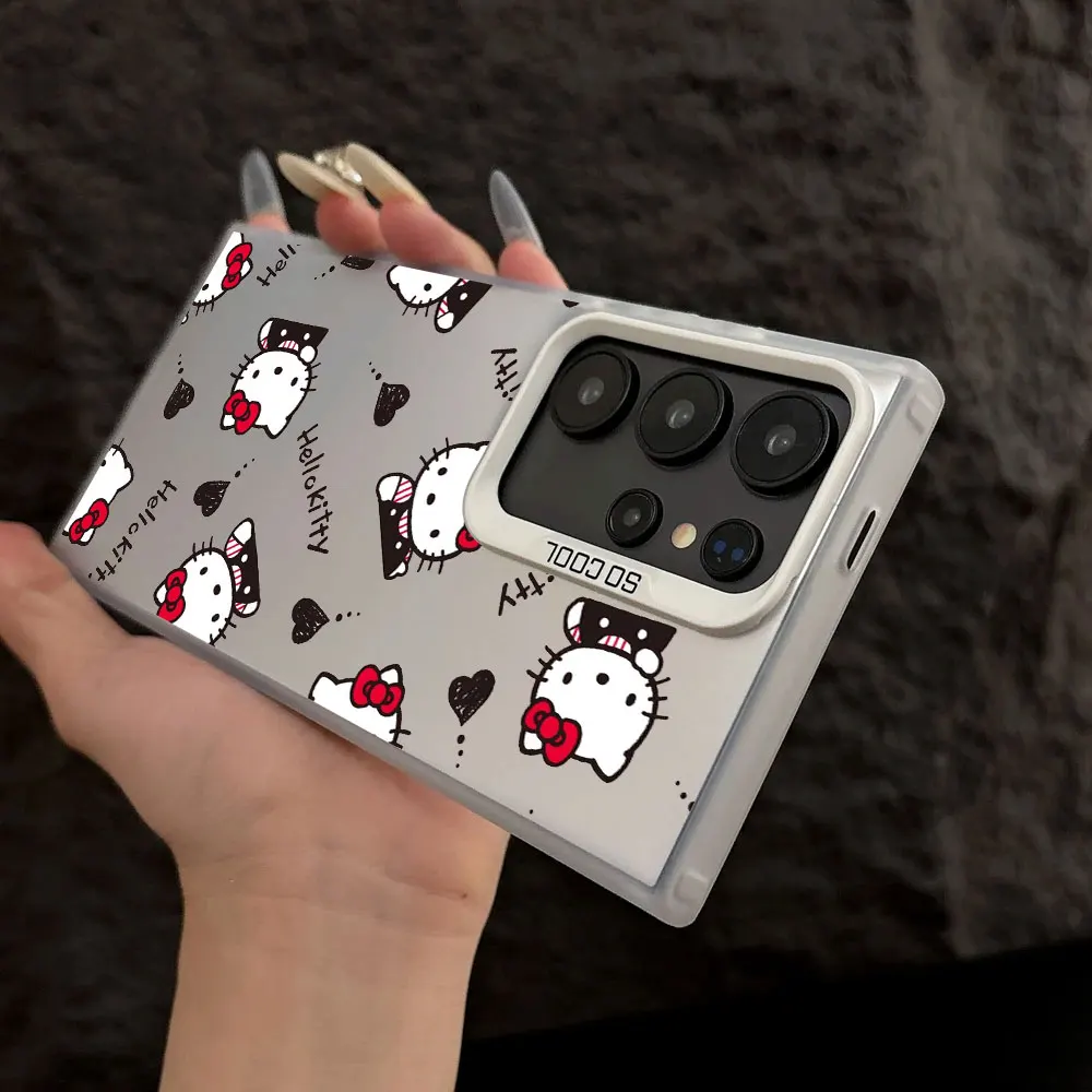 Cartoon Hello Kittys S25 Case For Samsung S25 S24 Ultra Carcasa For Galaxy S23 S22 S21 FE S20 Ultra Plus Shockproof Phone Cover Cartoon Hello Kittys S25 Case For Samsung S25 S24 Ultra Carcasa For Galaxy S23 S22 S21 FE S20 Ultra Plus Shockproof Phone Cover