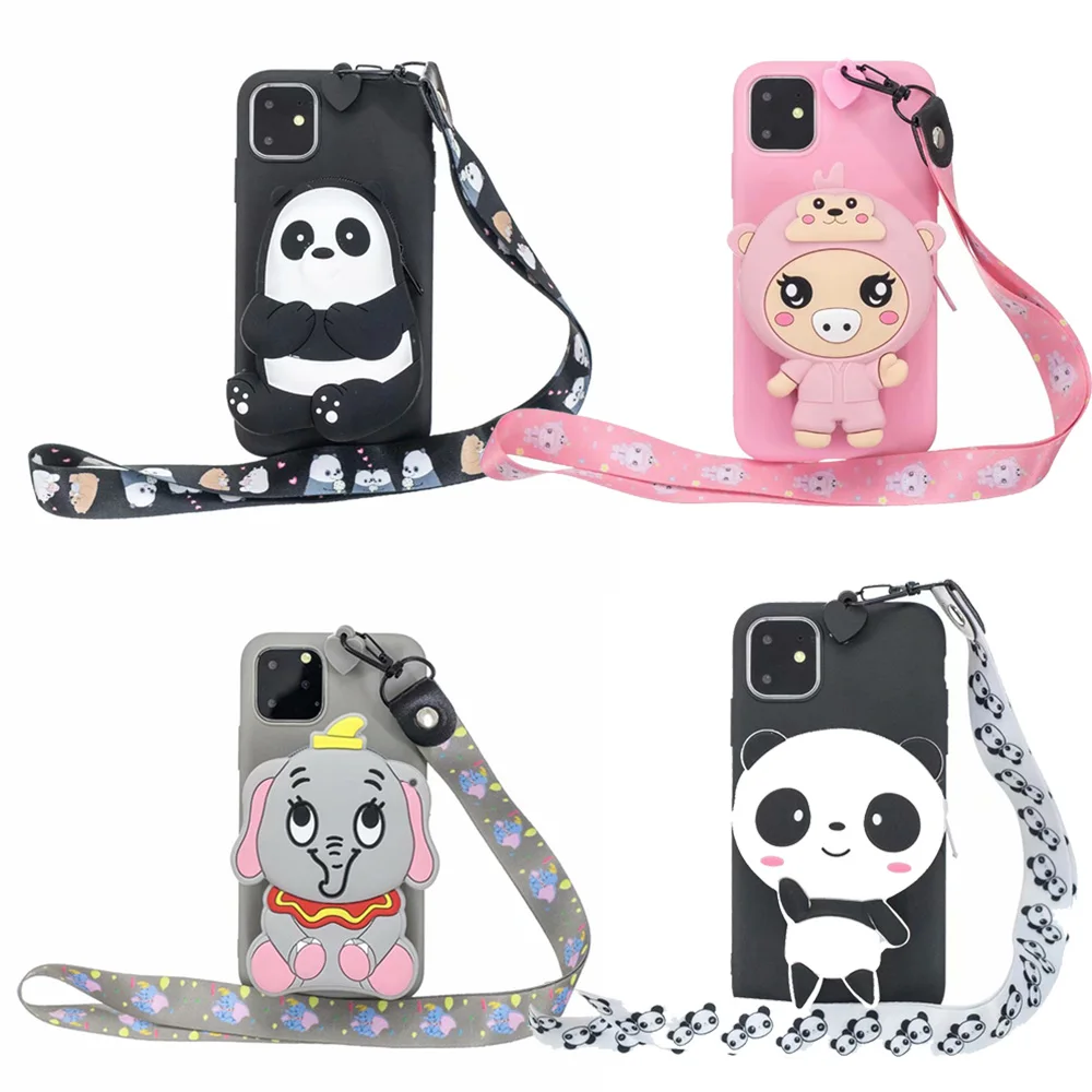 For Redmi 6 6A 7 7A 8 8A 9 Note 7 8 8 Pro 8T 9S Cartoon Coin Purse Wallet Phone Case Back Stand Cover Shell Bag With Neck Strap
For Redmi 6 6A 7 7A 8 8A 9 Note 7 8 8 Pro 8T 9S Cartoon Coin Purse Wallet Phone Case Back Stand Cover Shell Bag With Neck Strap
