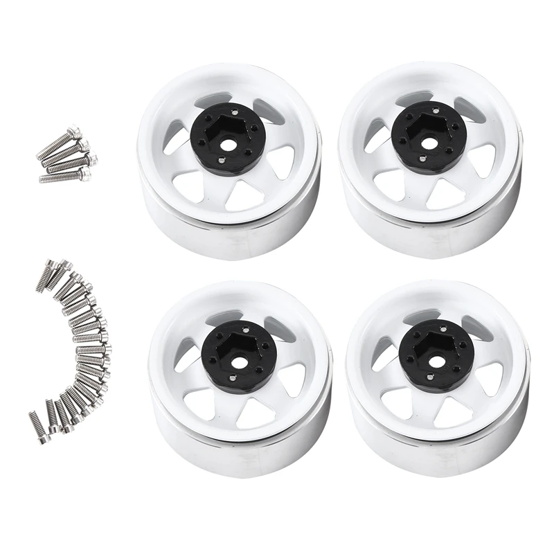 4Pcs 1.9 Inch Metal Wheel Rims For 1/10 RC Crawler Axial SCX10 II III Traxxas TRX4 RC4WD D90 White
4Pcs 1.9 Inch Metal Wheel Rims For 1/10 RC Crawler Axial SCX10 II III Traxxas TRX4 RC4WD D90 White