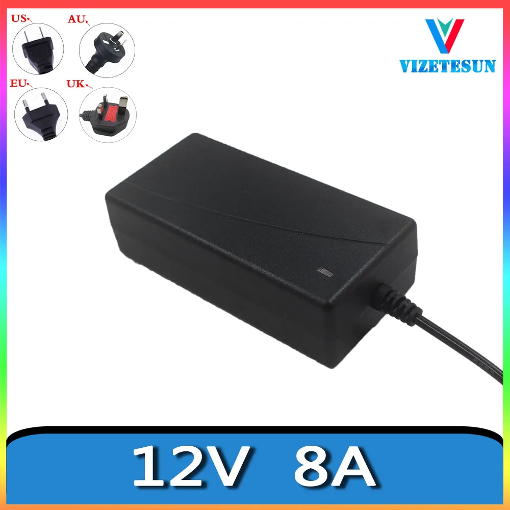 

12V 8A Electric Scaler Special Household Artifact Scaler Tool Fish Killing Machine Power Adapter DC 5.5 * 2.1MM