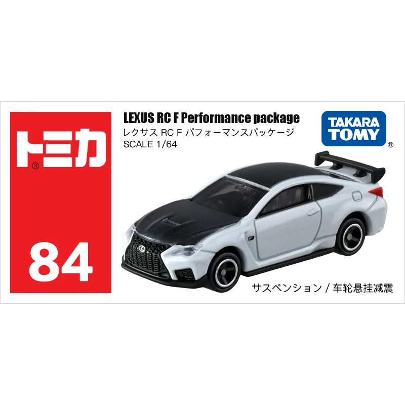 Takara Tomy Tomica 84 Lexus RC-F Performance Package Model Sports Racing Car Toy Gift for Boys and Girls Children
Takara Tomy Tomica 84 Lexus RC-F Performance Package Model Sports Racing Car Toy Gift for Boys and Girls Children