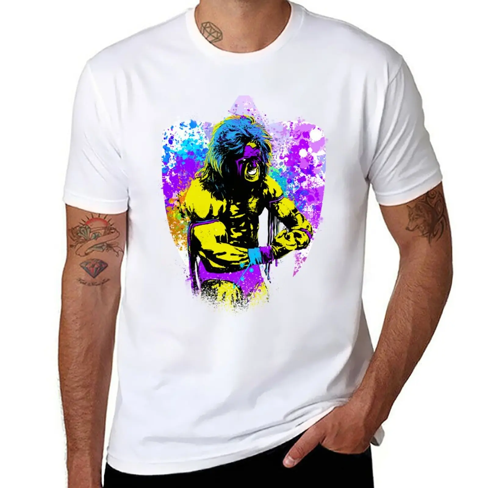New Pop art Warrior T-Shirt sweat shirts Aesthetic clothing boys animal print shirt clothes for men
New Pop art Warrior T-Shirt sweat shirts Aesthetic clothing boys animal print shirt clothes for men