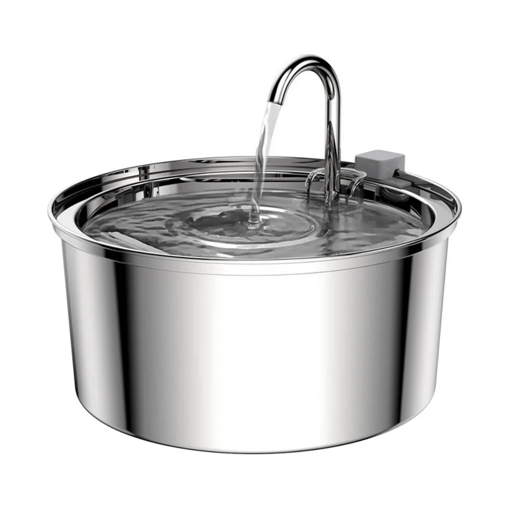 Cat Water Fountain,3.2L/108Oz Automatic Stainless Steel Pet Fountain Dog Water Dispenser, Ultra-Quiet Pump EU Plug
Cat Water Fountain,3.2L/108Oz Automatic Stainless Steel Pet Fountain Dog Water Dispenser, Ultra-Quiet Pump EU Plug
