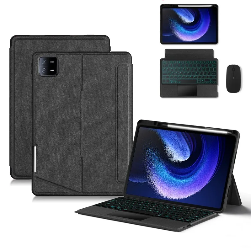 Backlit Touch Keyboard Case For For XiaoMi Pad 6 Pro MiPad 6 MiPad6 mi pad 6 2023 Cover Magnetic Separation PU Leather Shell
Backlit Touch Keyboard Case For For XiaoMi Pad 6 Pro MiPad 6 MiPad6 mi pad 6 2023 Cover Magnetic Separation PU Leather Shell