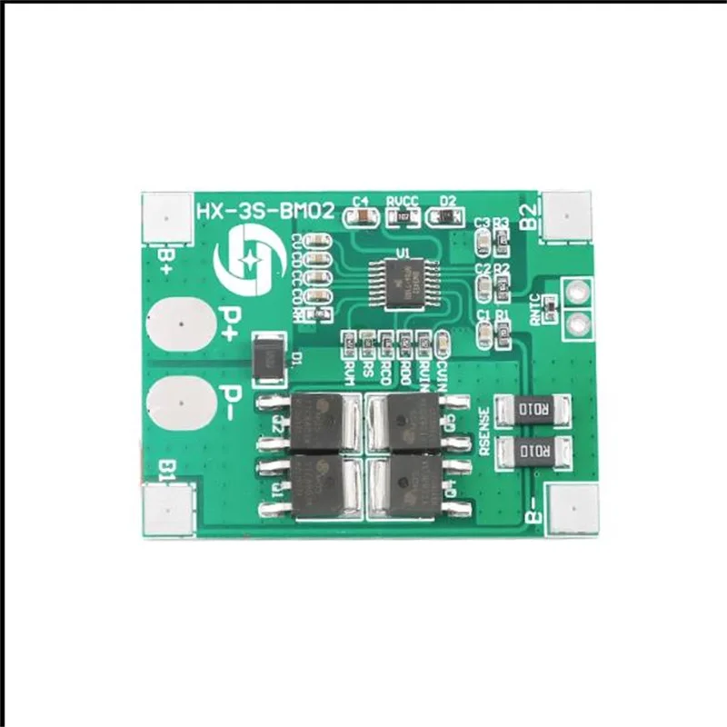 3 Series 9.6V/10.8V Iron Phosphate Protection Board 14A Spray Can use 11.1VBattery ProtectionModule
3 Series 9.6V/10.8V Iron Phosphate Protection Board 14A Spray Can use 11.1VBattery ProtectionModule