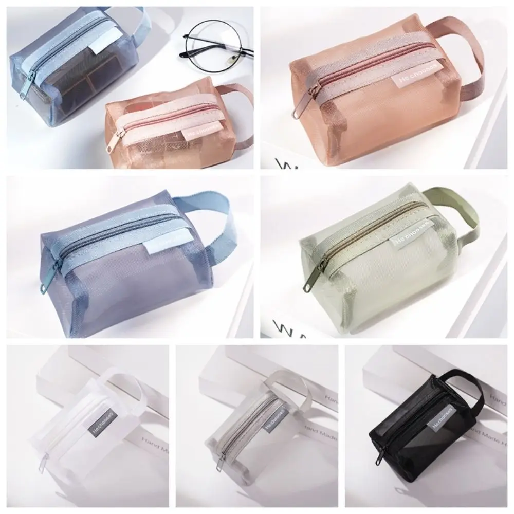 Fresh Color Mesh Makeup Bag Large Capacity Storage Bag Transparent Cosmetic Bag Organizer Case Zipper Toiletry Storage Bag
Fresh Color Mesh Makeup Bag Large Capacity Storage Bag Transparent Cosmetic Bag Organizer Case Zipper Toiletry Storage Bag