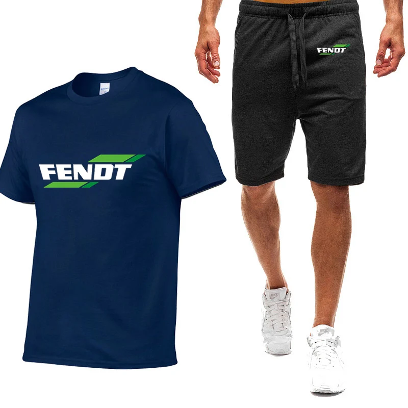 Мужской однотонный спортивный костюм FENDT, повседневный удобный дышащий костюм с принтом и короткими рукавами для улицы, топ и шорты, лето 2023
Мужской однотонный спортивный костюм FENDT, повседневный удобный дышащий костюм с принтом и короткими рукавами для улицы, топ и шорты, лето 2023