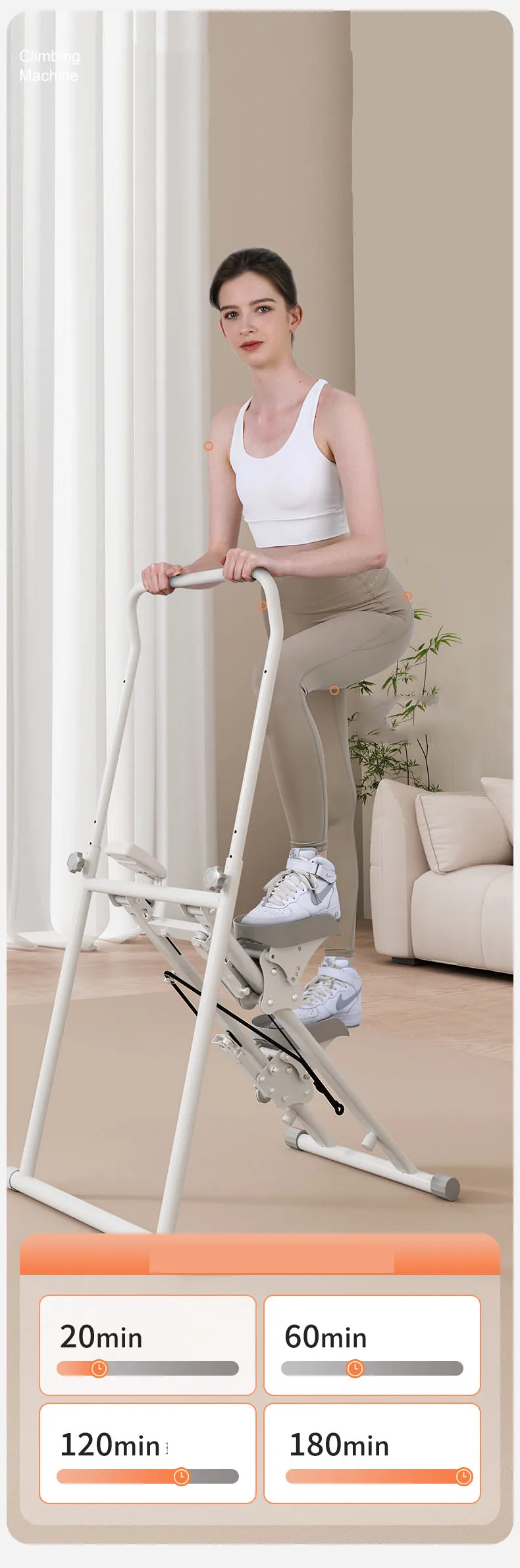 Indoor Climbing and Mountaineering Machine, Multi-Functional Treadmill, Climbing Frame, Home Fitness Exercise 8 Indoor Climbing and Mountaineering Machine, Multi-Functional Treadmill, Climbing Frame, Home Fitness Exercise 2