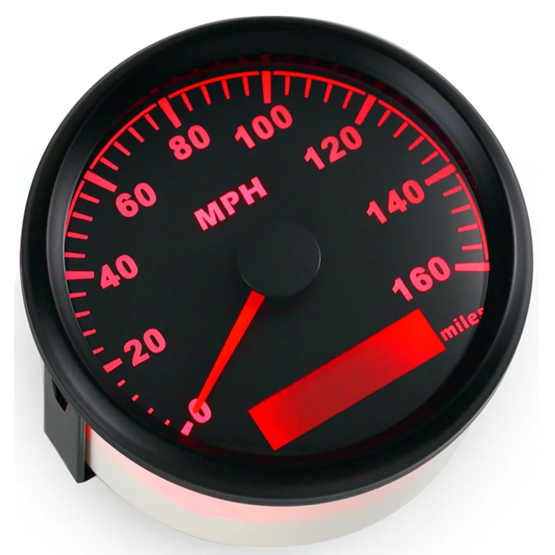 Auto 85mm 0-160MPH Display GPS Speed Gauges 0-160Miles Black Speedometers Instrument with Antenna Red Backlight for Boat Truck
Auto 85mm 0-160MPH Display GPS Speed Gauges 0-160Miles Black Speedometers Instrument with Antenna Red Backlight for Boat Truck
