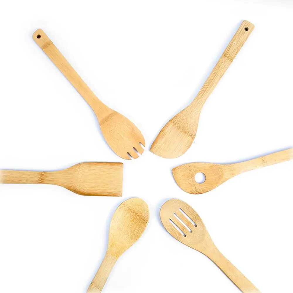 6Pcs Uncoated Wood Spatula Spoon Bamboo Premium Quality Kitchen Utensil Set Soup spoon Durable Non-Stick Cookware
6Pcs Uncoated Wood Spatula Spoon Bamboo Premium Quality Kitchen Utensil Set Soup spoon Durable Non-Stick Cookware