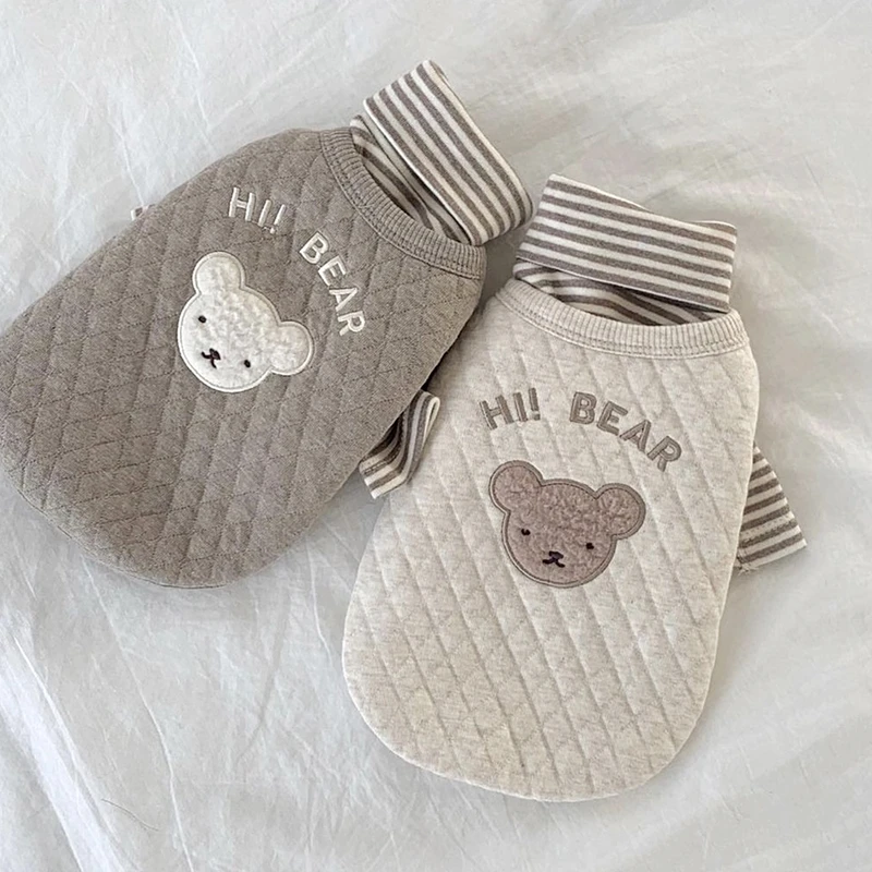 Blessing Words Embroidered Pet Cotton Coat Teddy Warm Winter Clothes than Bears Cute Cartoon Clothes Button Up Soft Dog Clothes
Blessing Words Embroidered Pet Cotton Coat Teddy Warm Winter Clothes than Bears Cute Cartoon Clothes Button Up Soft Dog Clothes