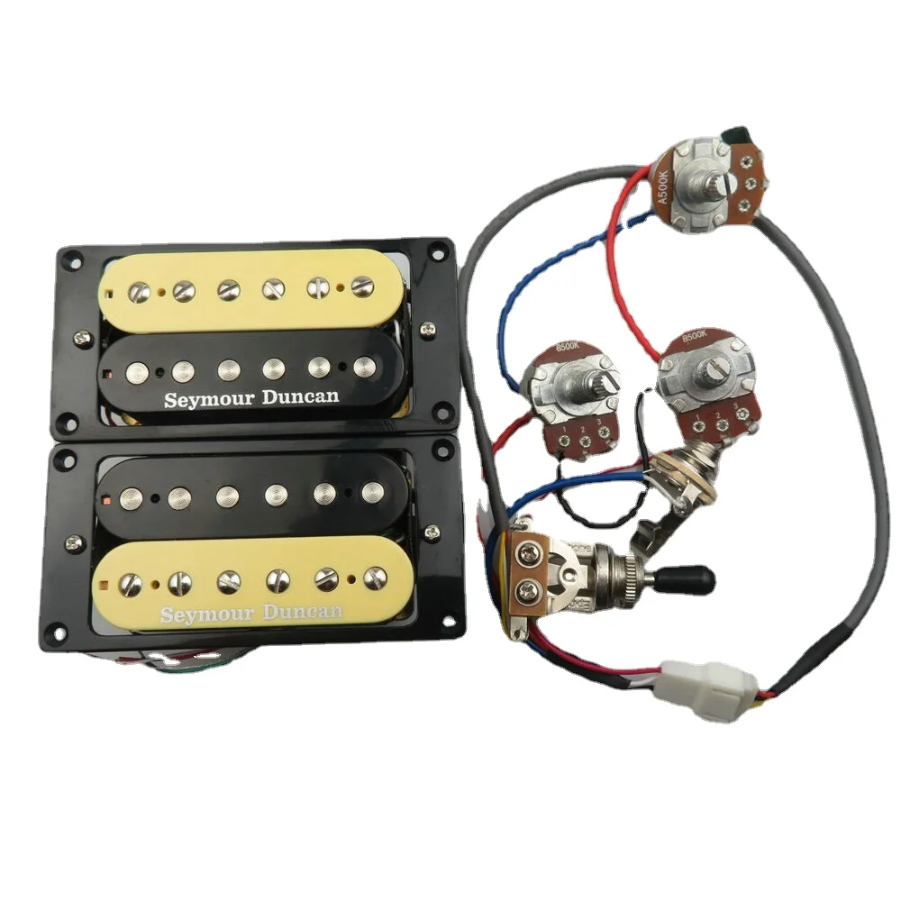 Guitar Pickups SD Humbucker Pickup 4C Harness 2V1T Set Electric Guitar Pickup 
Guitar Pickups SD Humbucker Pickup 4C Harness 2V1T Set Electric Guitar Pickup