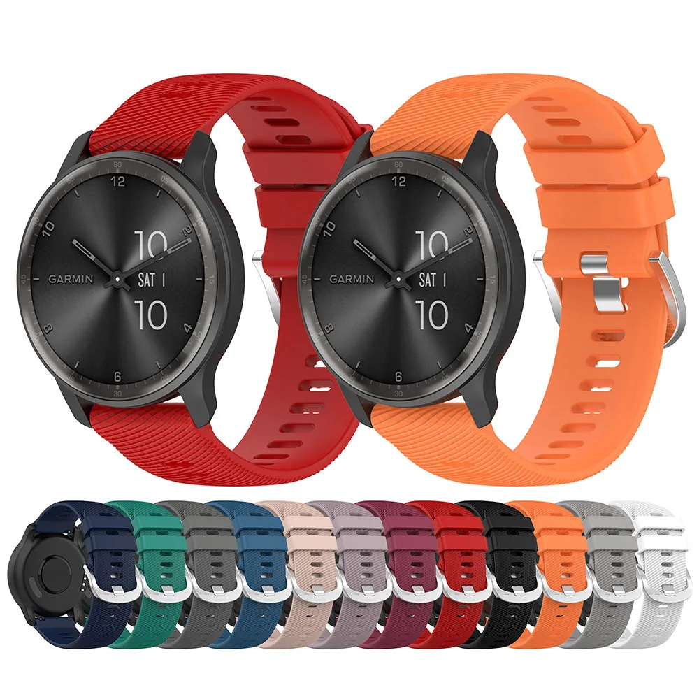 Ремешок силиконовый 18 20 22 мм для часов Garmin Vivoactive 3 4 4S CAME SQ 2 Venu2 Plus, Forerunner 645 245m, аксессуары для часов
Ремешок силиконовый 18 20 22 мм для часов Garmin Vivoactive 3 4 4S CAME SQ 2 Venu2 Plus, Forerunner 645 245m, аксессуары для часов