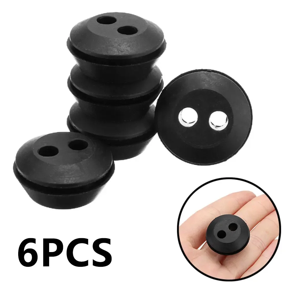 6 Pcs/Set 2 Holes Black Rubber Fuel Tank Seal Grommets Strong Sealing Mower Fuel Pipe Hose Gasket Grommet Spare Tool Parts
6 Pcs/Set 2 Holes Black Rubber Fuel Tank Seal Grommets Strong Sealing Mower Fuel Pipe Hose Gasket Grommet Spare Tool Parts