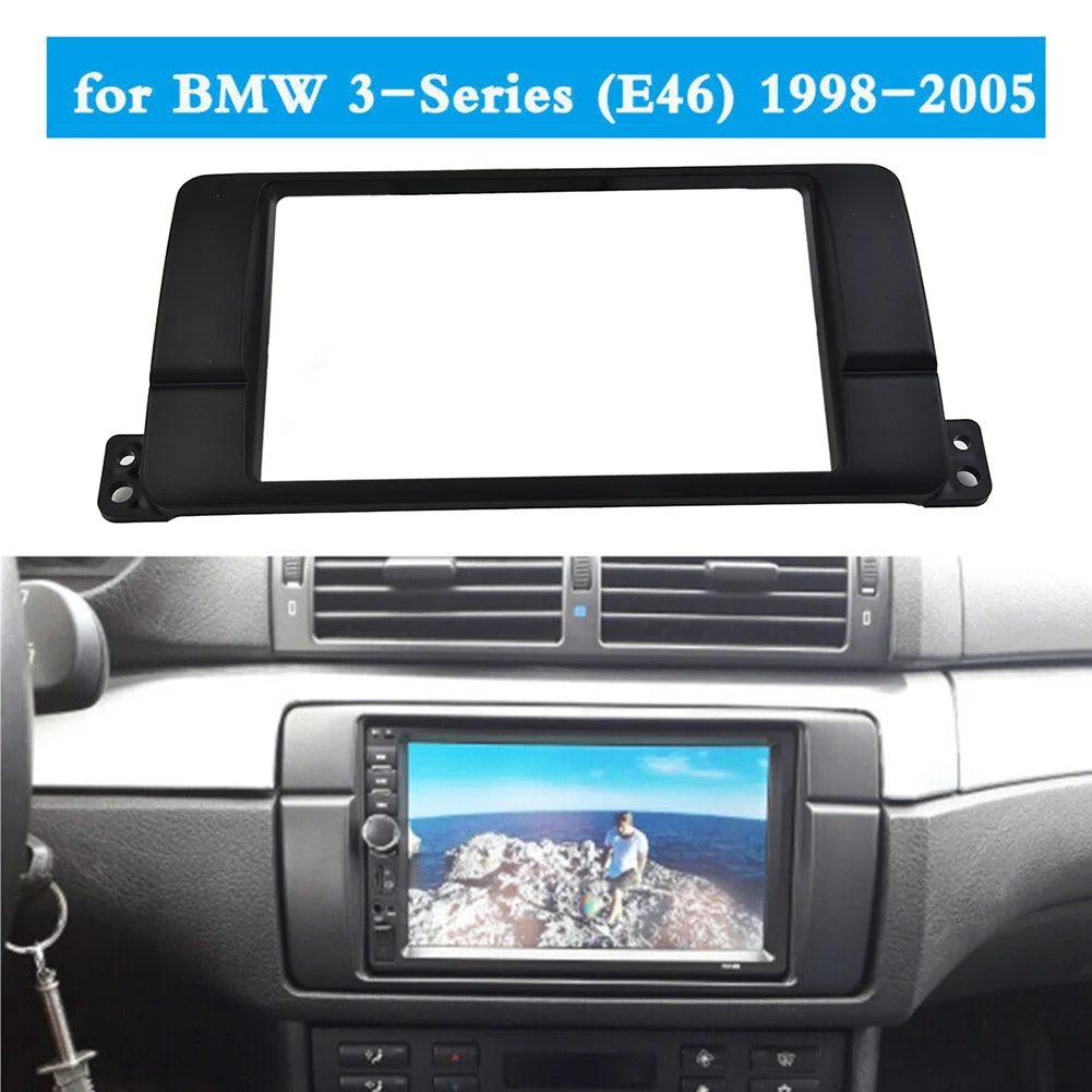 2 Din Radio Fascia Auto Black Car Cover Dashboard For BMW 3 Series E46 1998-2006 Frame Stereo Durable Replacement
2 Din Radio Fascia Auto Black Car Cover Dashboard For BMW 3 Series E46 1998-2006 Frame Stereo Durable Replacement