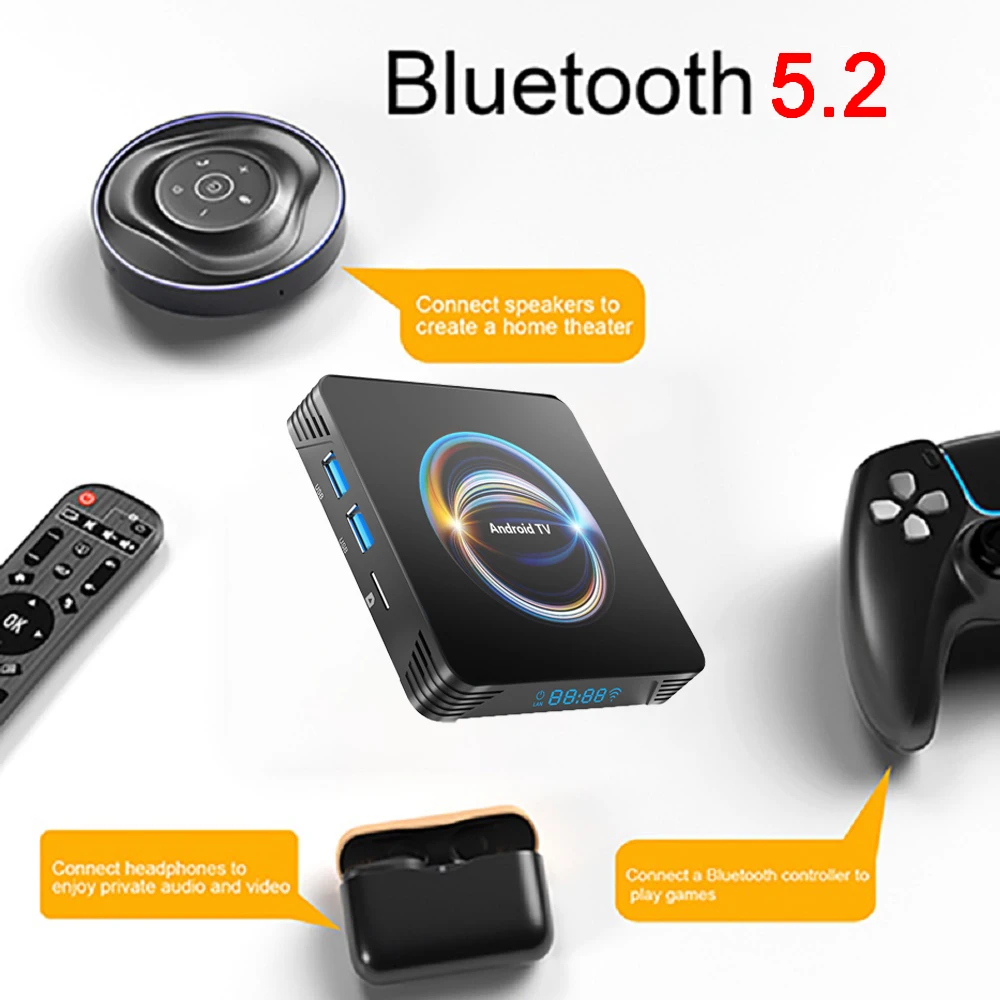 S849be357101d4e11a7812c4cda27f8aeH RK3528 Android16.0 TV Box 8K HDR Smart Media Player WiFi6 BT5.0 Set Top Box Support Netflix YouTube IPTV Streaming Set Top Box