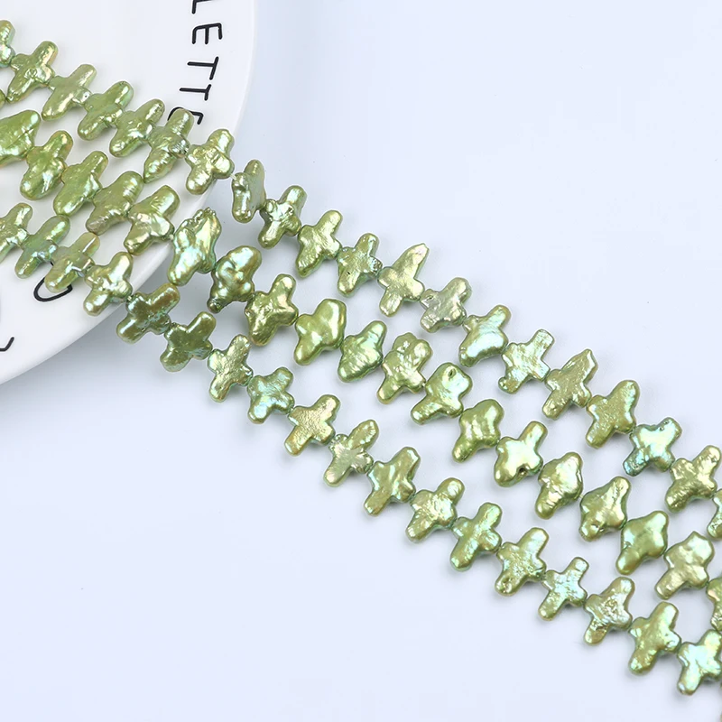 9-11mm Cross Shape Lateral Hole Natural Freshwater Pearl Strand For Jewelry Making
9-11mm Cross Shape Lateral Hole Natural Freshwater Pearl Strand For Jewelry Making