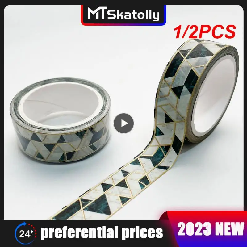 1/2PCS 15mm X 7m Bronze Geometry Pastal Washi Plaid Masking Colorful Decorative for Crafts Arts
1/2PCS 15mm X 7m Bronze Geometry Pastal Washi Plaid Masking Colorful Decorative for Crafts Arts