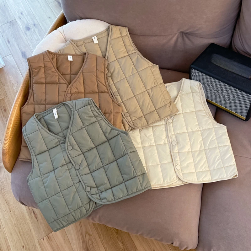 Autumn Thin Section Children's Clothing Boys and Girls Baby Vest Outside Children's Cotton Waistcoat Boys Vest Toddler Waistcoat
Autumn Thin Section Children's Clothing Boys and Girls Baby Vest Outside Children's Cotton Waistcoat Boys Vest Toddler Waistcoat