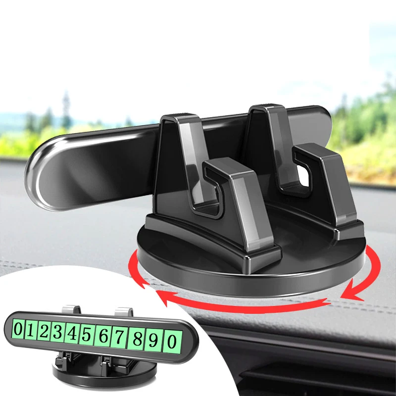 360 Degree Rotatable Phone Holder Stick with Temporary Parking Card Phone Number To Dashboard Soft Silicone Bracket Phone Stand
360 Degree Rotatable Phone Holder Stick with Temporary Parking Card Phone Number To Dashboard Soft Silicone Bracket Phone Stand
