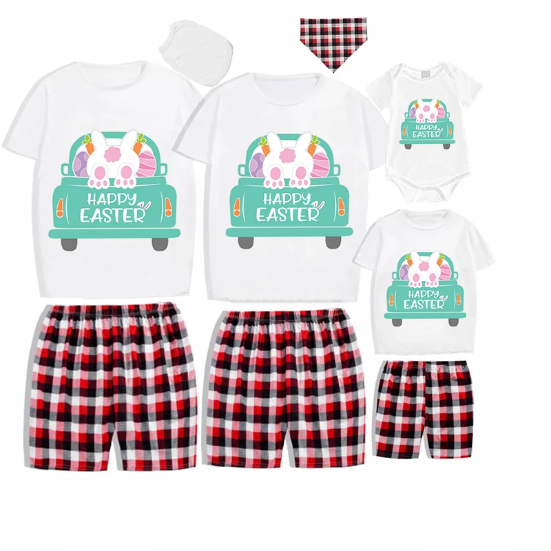 Easter Family Matching Pajamas Exclusive Design Happy Easter Bunny Car White Pajamas Set
Easter Family Matching Pajamas Exclusive Design Happy Easter Bunny Car White Pajamas Set